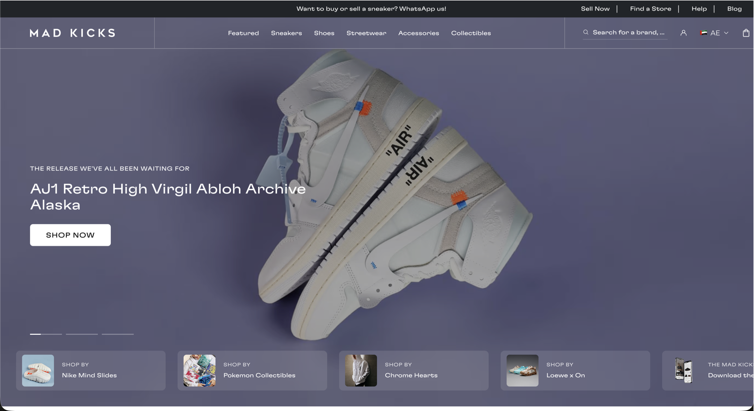 Mad Kicks Storefront — primary screenshot